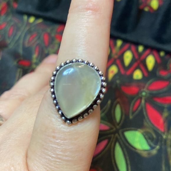 Stamped 925 SS Quartz ring - Picture 3 of 3